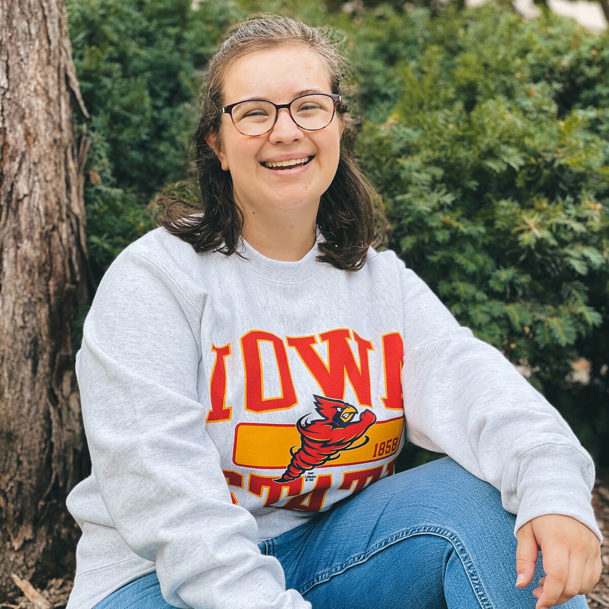 Champion® Spirit Collection Iowa State Punching Cy 1858 Sweatshirt